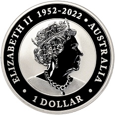 1 доллар 2023 года Австралия «Вомбат» — Фото №2