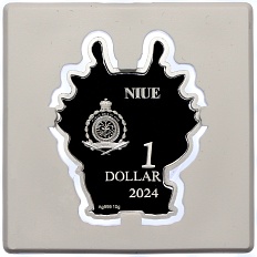 1 доллар 2024 года Ниуэ «Год дракона» — Фото №2
