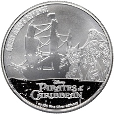 2 доллара 2022 года Ниуэ «Пираты Карибского моря — Месть Королевы Анны» — Фото №1