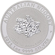 1 доллар 2022 года Австралия «Австралийский самородок» — Фото №1