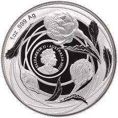 1 доллар 2022 года Австралия «Дикие цветы Австралии — Телопея» — Фото №2