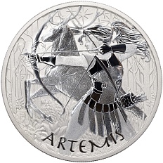 1 доллар 2023 года Тувалу «Боги Олимпа — Артемида» — Фото №1