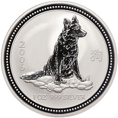 1 доллар 2006 года Австралия «Китайский гороскоп — Год собаки» — Фото №1