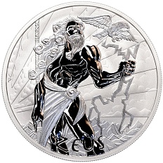 1 доллар 2020 года Тувалу «Боги Олимпа — Зевс» — Фото №1