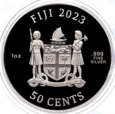 50 центов 2023 года Фиджи «Единорог» — Фото №2