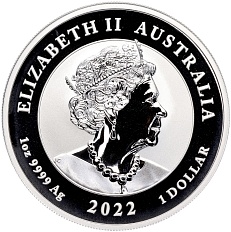 1 доллар 2022 года Австралия «Квокка» — Фото №2