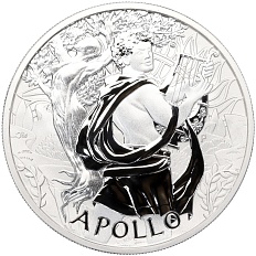 1 доллар 2023 года Тувалу «Боги Олимпа — Аполлон» — Фото №1