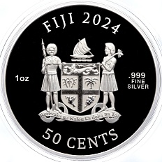 50 центов 2024 года Фиджи «Мона Лиза» — Фото №2