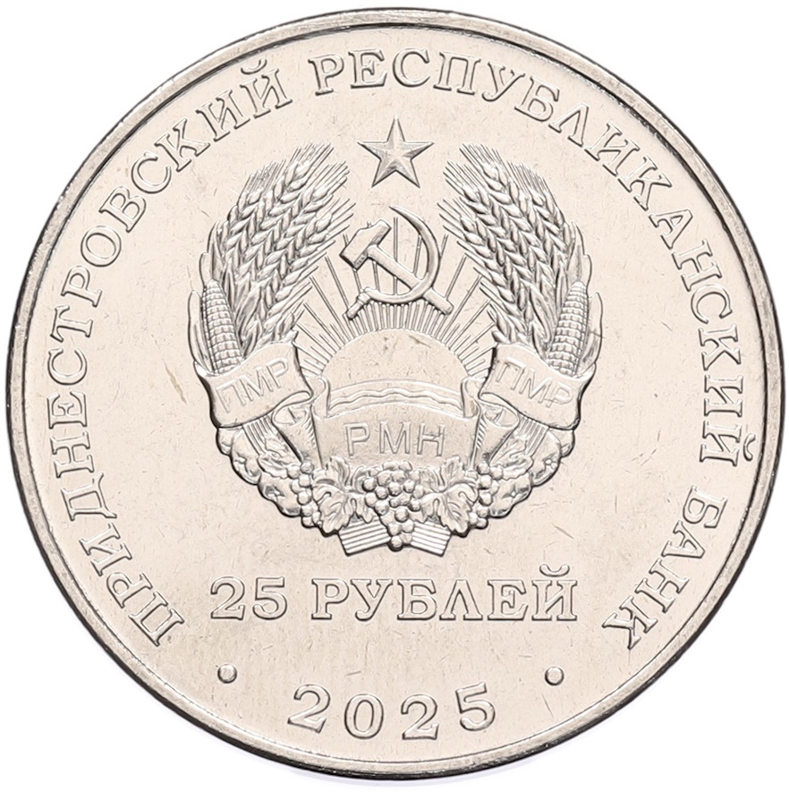 25 рублей 2025 года Приднестровье «День прав человека» — Фото №2