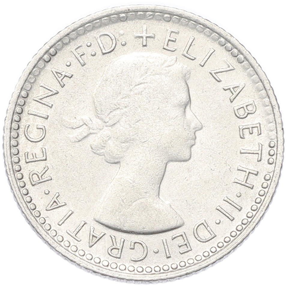 6 пенсов 1960 года Австралия — Фото №2