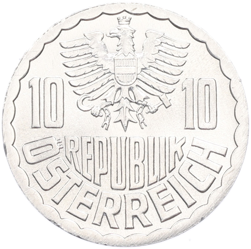 10 грошей 1998 года Австрия — Фото №2