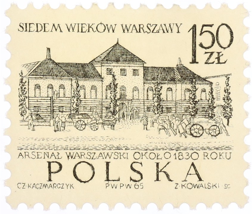 Почтовая марка 1.50 злотых 1965 года Польша — Фото №1