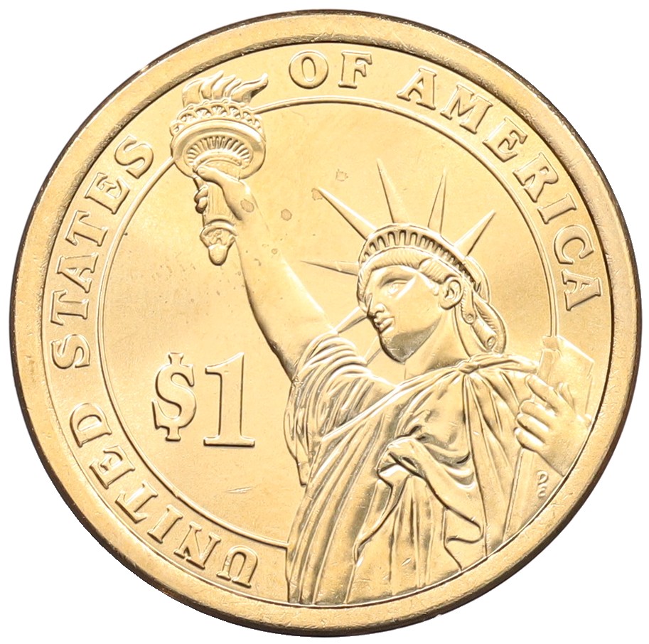 1 доллар 2014 года (D) США «29-й президент США Уоррен Гардинг» — Фото №2