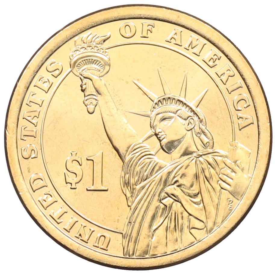 1 доллар 2014 года (D) США «30-й президент США Калвин Кулидж» — Фото №2