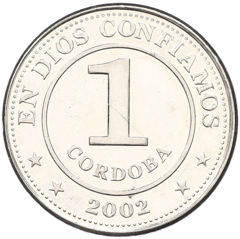 1 кордоба 2002 года Никарагуа — Фото №1