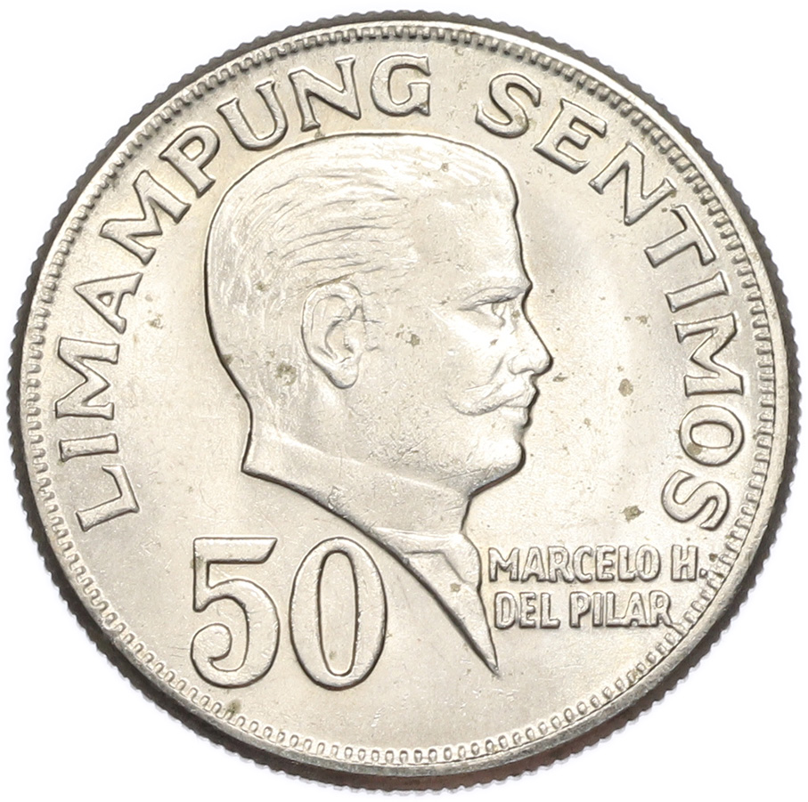 50 сентимо 1974 года Филиппины — Фото №1