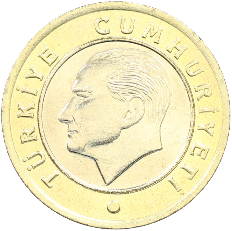 1 лира 2023 года Турция — Фото №2
