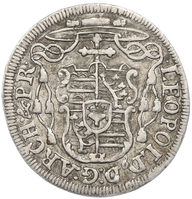 4 крейцера 1729 года Зальцбург — Фото №2