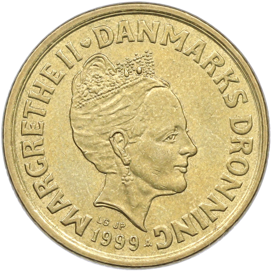 20 крон 1999 года Дания — Фото №1