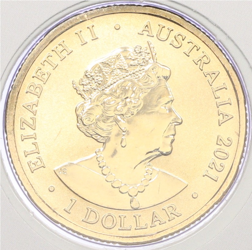 1 доллар 2021 года Австралия «150 лет Королевскому обществу по предотвращению жестокого обращения с животными» (в конверте с маркой) — Фото №2