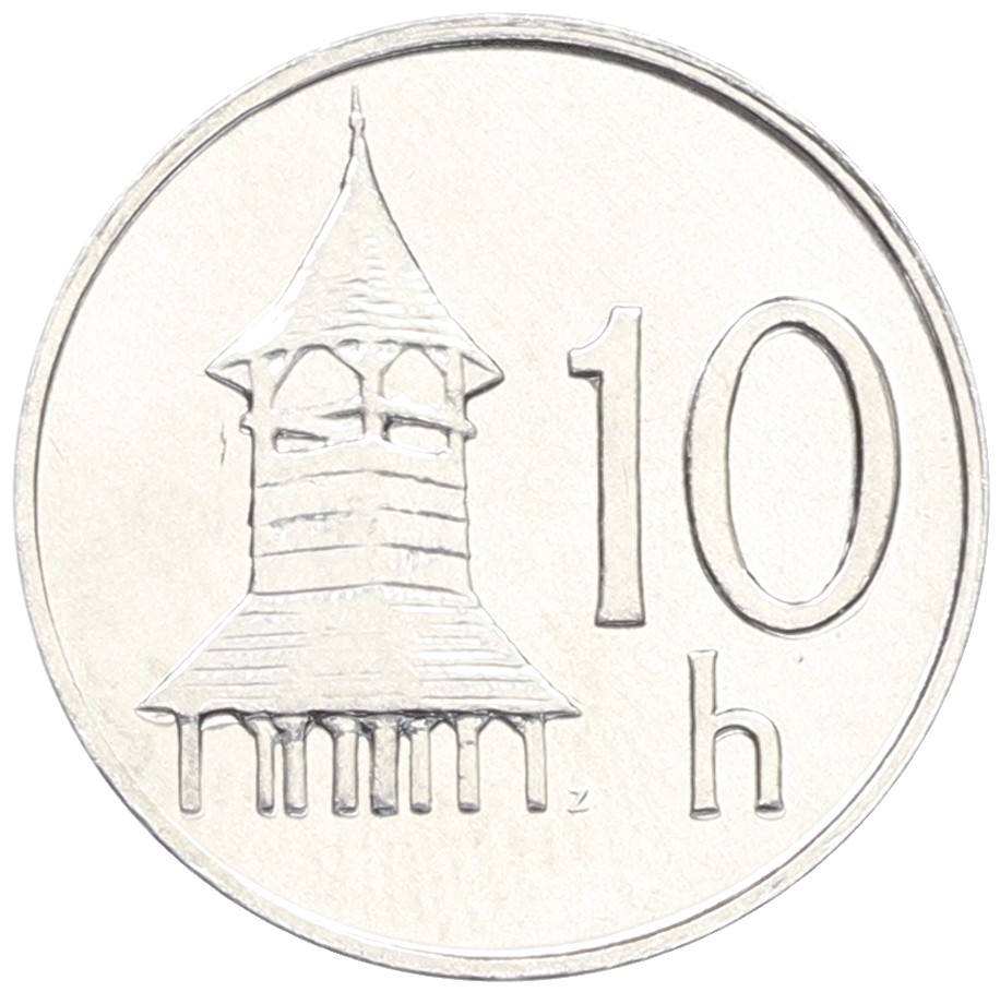 10 геллеров 1999 года Словакия — Фото №1