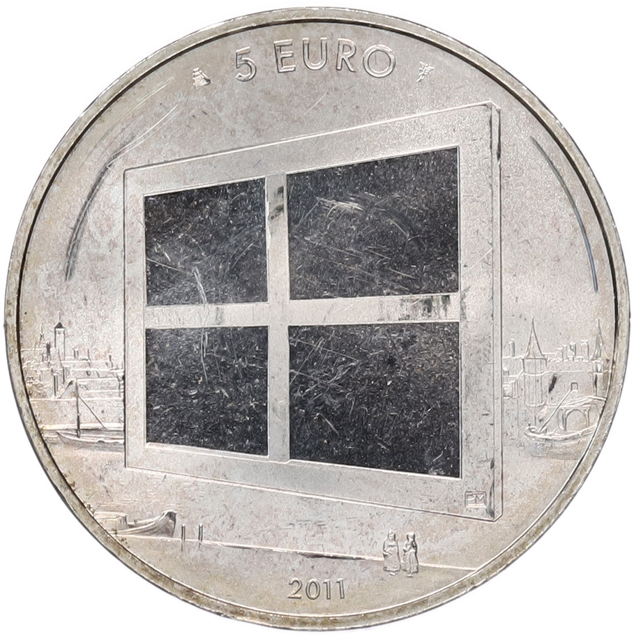 5 евро 2011 года Нидерланды «Живопись» — Фото №1