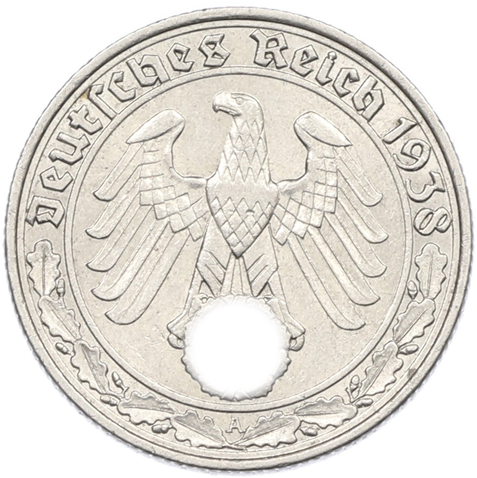 50 рейхспфеннигов 1938 года A Германия — Фото №1