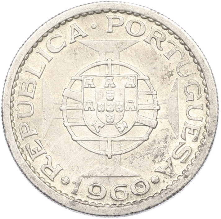 5 эскудо 1960 года Португальский Мозамбик — Фото №2