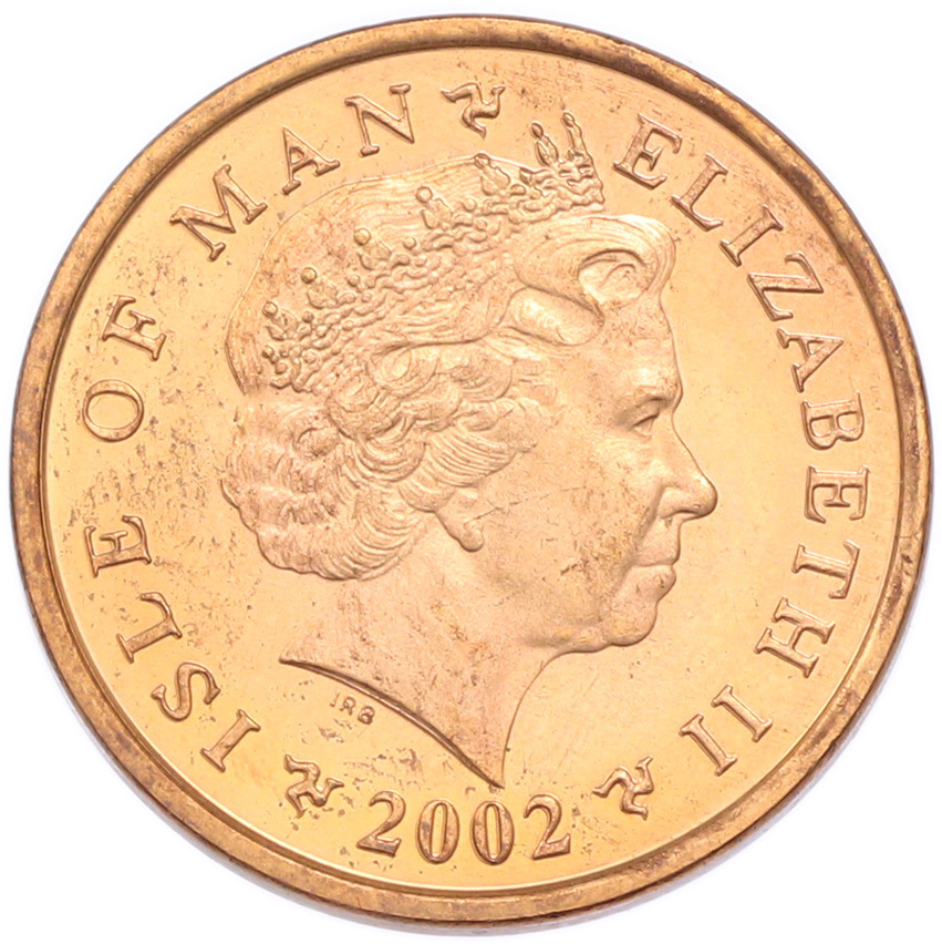 2 цента 2002 года Остров Мэн — Фото №2