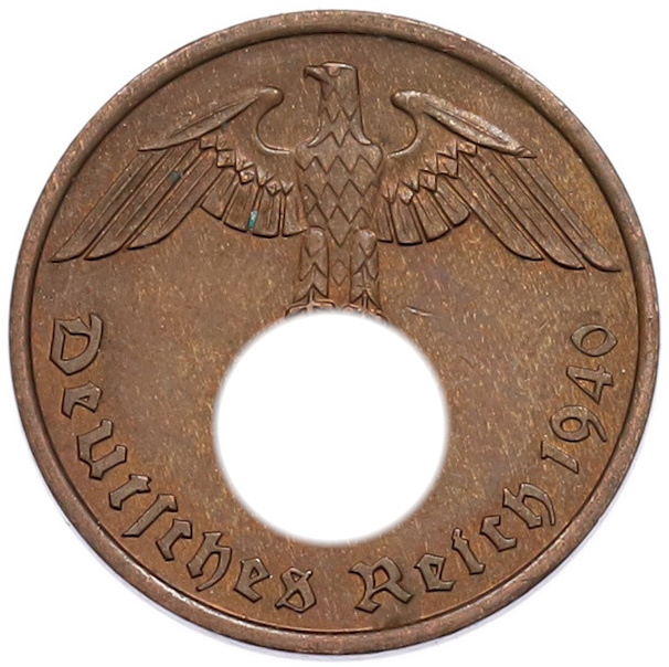 2 рейхспфеннига 1940 года A Германия — Фото №1