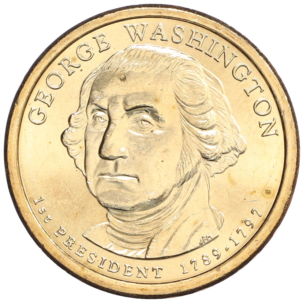 1 доллар 2007 года P США «1-й президент США Джордж Вашингтон» — Фото №1