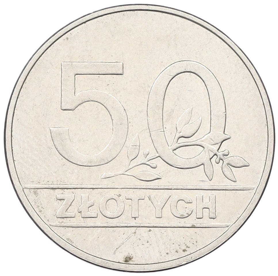 50 злотых 1990 года Польша — Фото №1