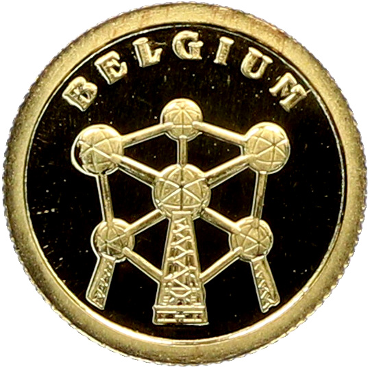 12 долларов 2008 года Либерия «Страны Европы — Бельгия» — Фото №1