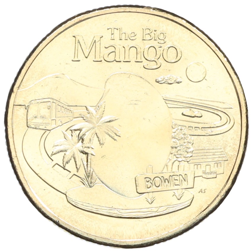 1 доллар 2025 года Австралия «Австралийские Большие Вещи — Большое манго» — Фото №1