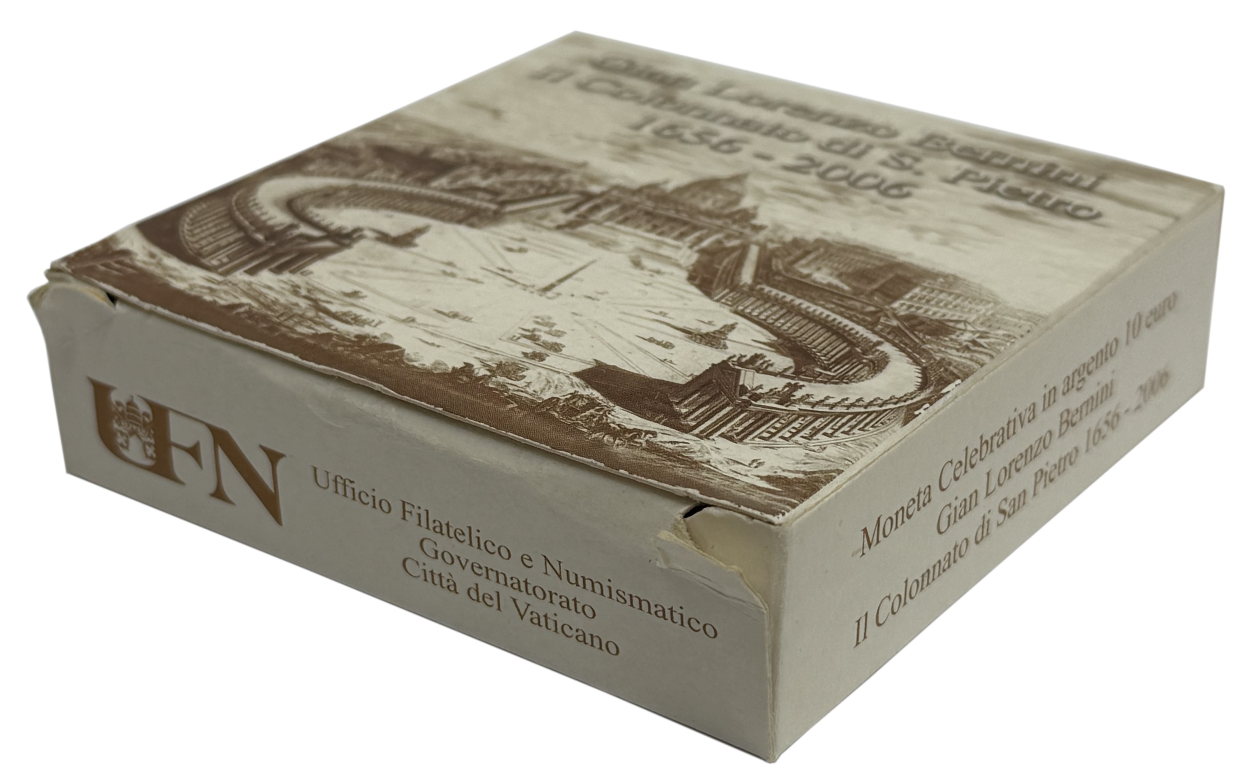 10 евро 2006 года Ватикан «350 лет Колоннаде Святого Петра» — Фото №4