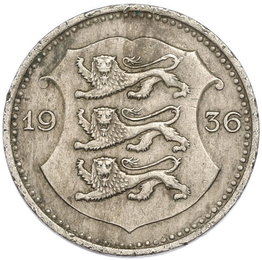 50 сентов 1936 года Эстония — Фото №2