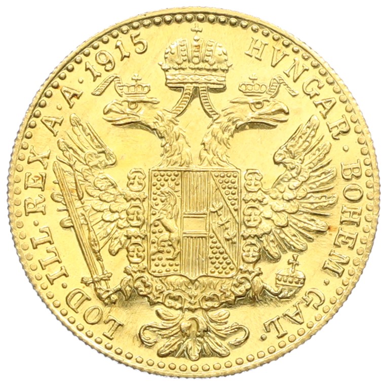 1 дукат 1915 года Австрия (Рестрайк) — Фото №1