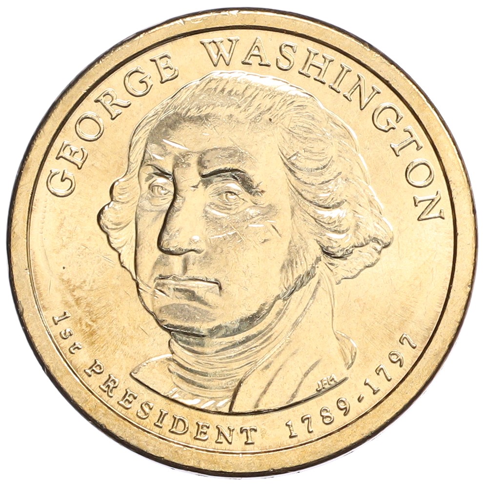 1 доллар 2007 года D США «1-й президент США Джордж Вашингтон» — Фото №1
