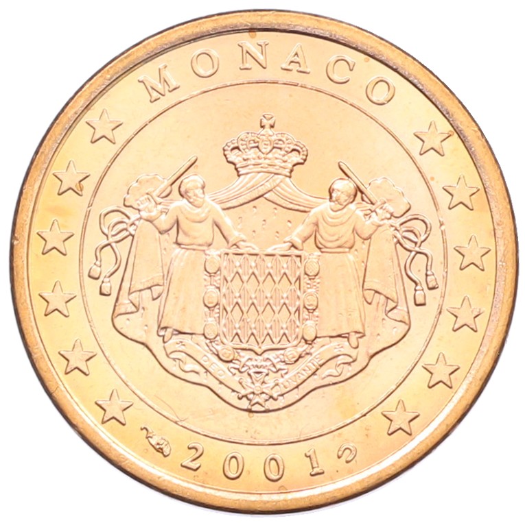 5 евроцентов 2001 года Монако — Фото №1