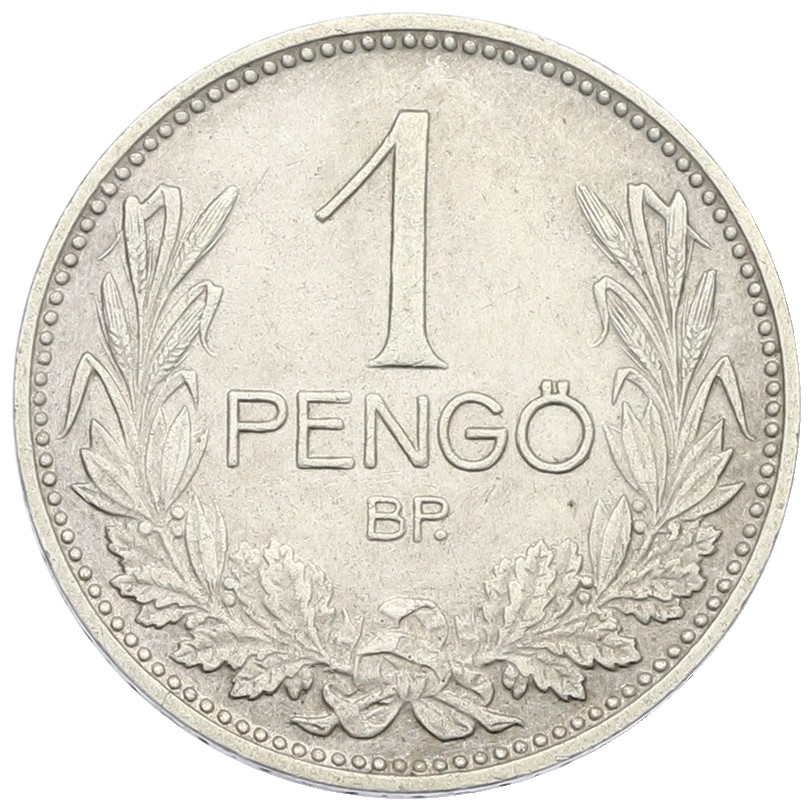 1 пенго 1939 года Венгрия — Фото №2