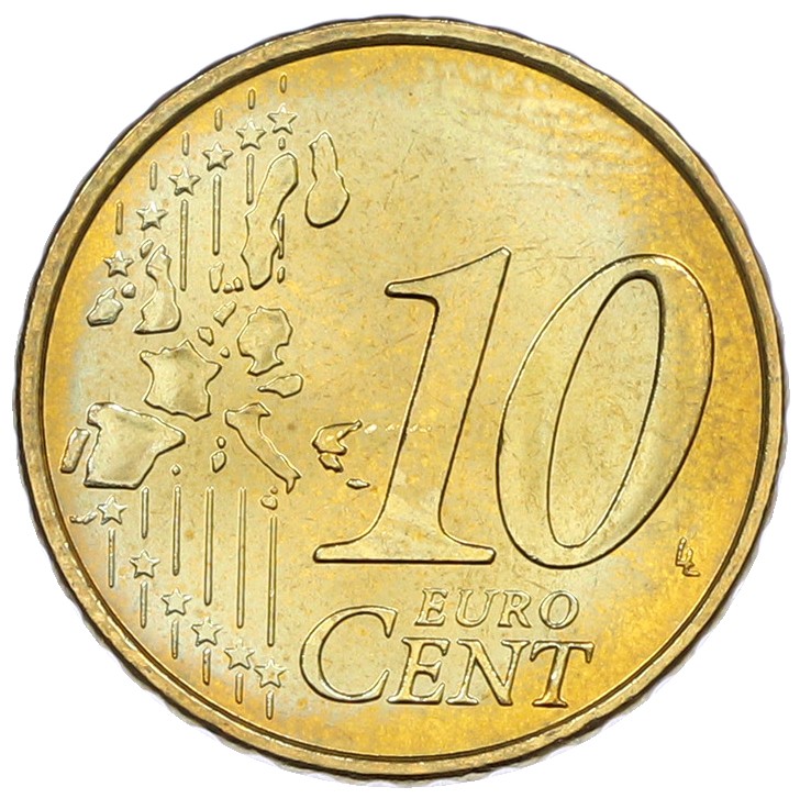 10 евроцентов 1999 года Франция — Фото №2