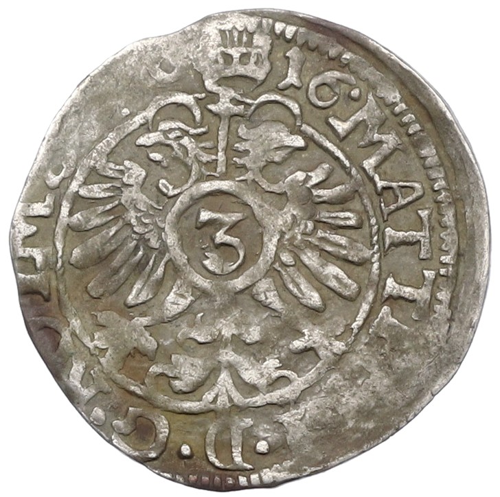 3 крейцера 1616 года Зольмс-Лих — Фото №2