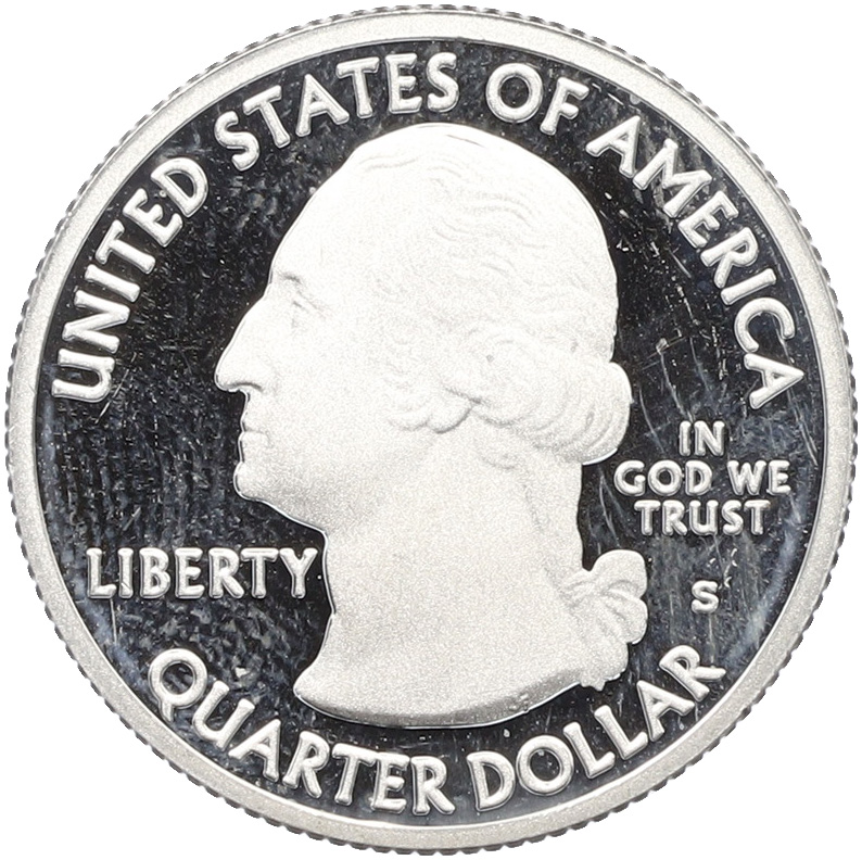 1/4 доллара (25 центов) 2012 года S США «Национальные парки — №13 Национальный парк Акадия» — Фото №2