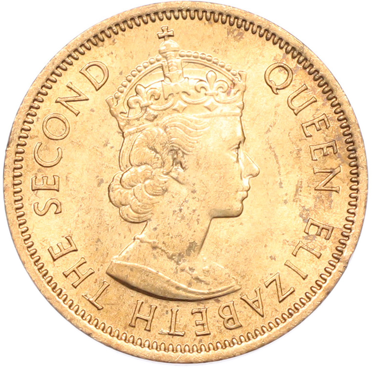 2 цента 1969 года Британский Маврикий — Фото №2