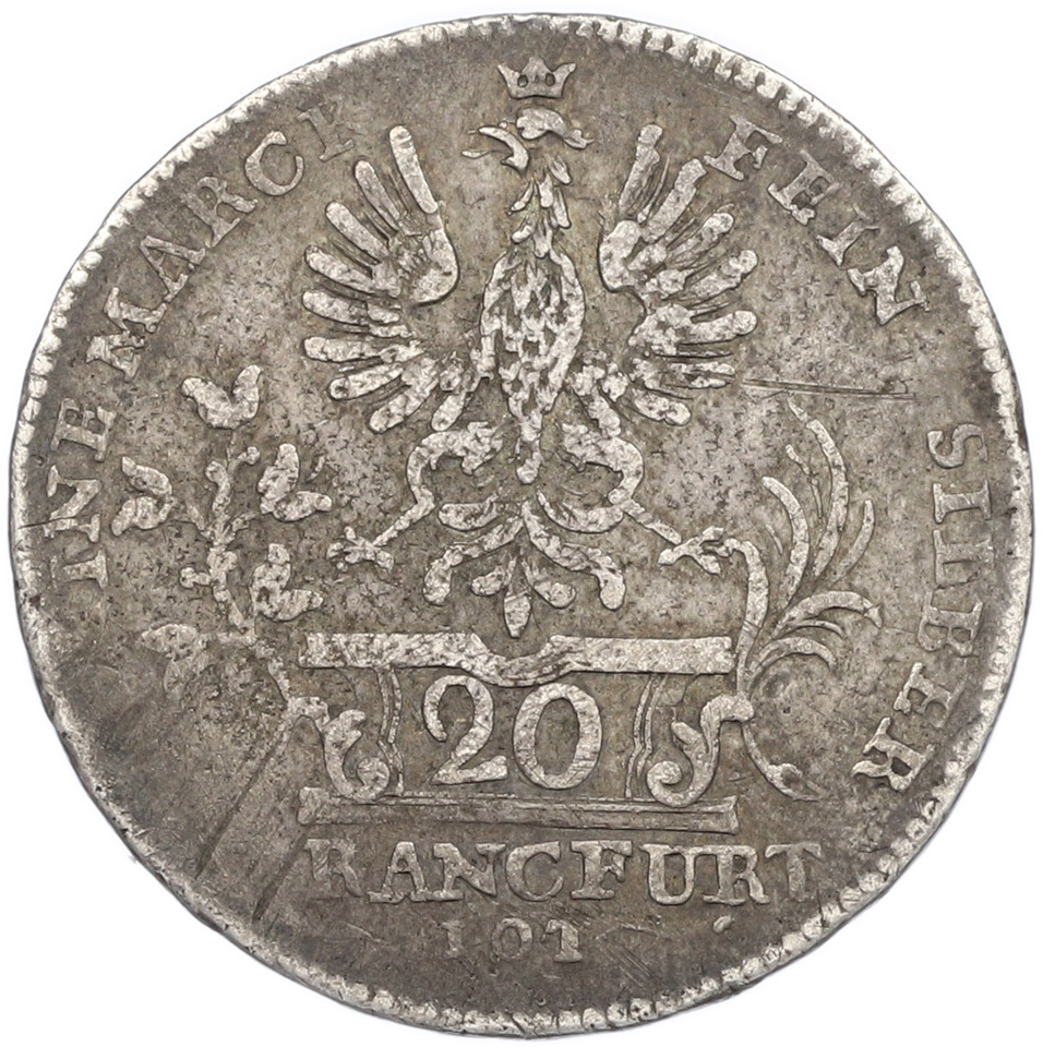 20 крейцеров 1764 года Франкфурт — Фото №2