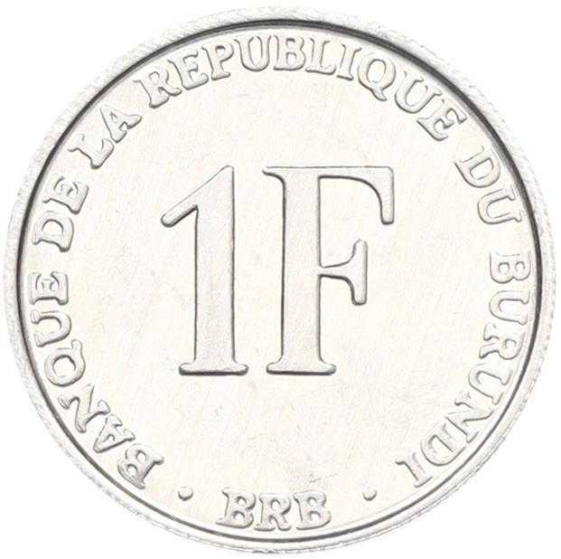 1 франк 1993 года Бурунди — Фото №2