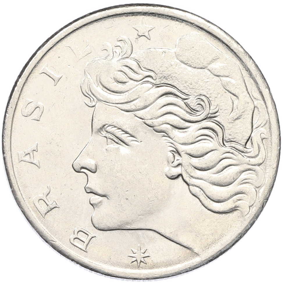 1 крузейро 1970 года Бразилия — Фото №2