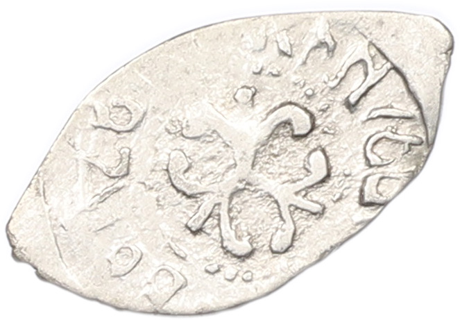 Денга 1462-1505 года Иван III Васильевич (СЛ / Трилистник) — Фото №2