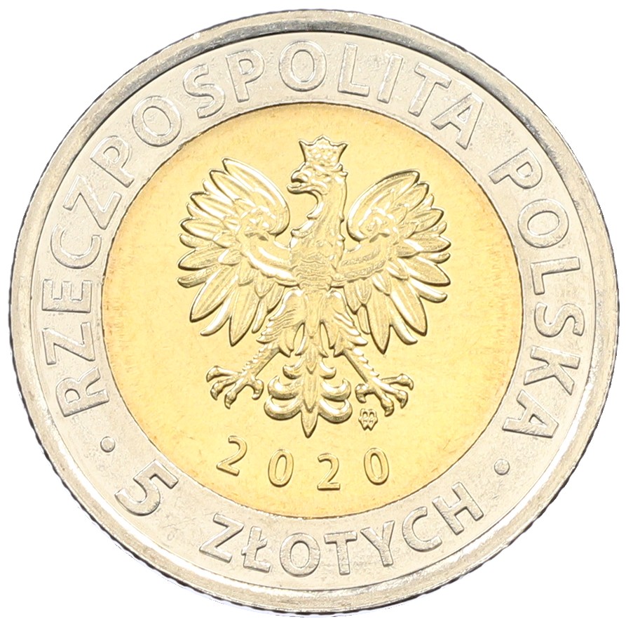 5 злотых 2020 года Польша «Открой для себя Польшу — Дворец Браницких в Белостоке» — Фото №2