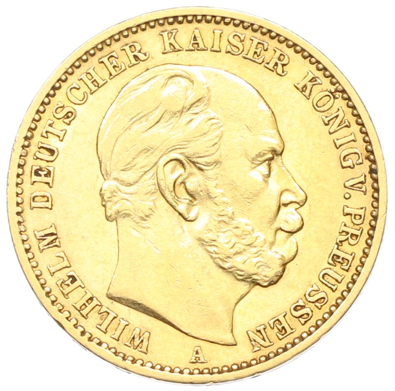 20 марок 1872 года А Германия (Пруссия) — Фото №1